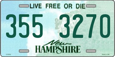 NH license plate 3553270