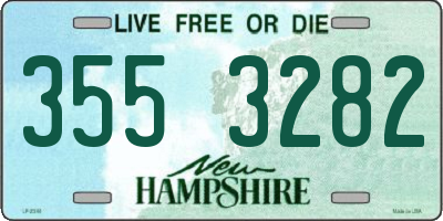 NH license plate 3553282