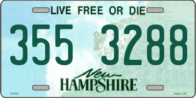 NH license plate 3553288