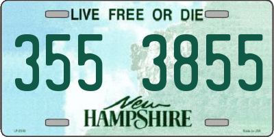 NH license plate 3553855
