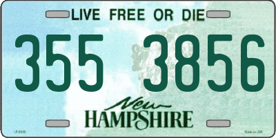 NH license plate 3553856