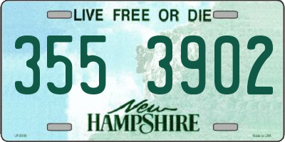 NH license plate 3553902