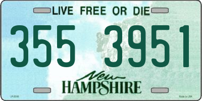 NH license plate 3553951