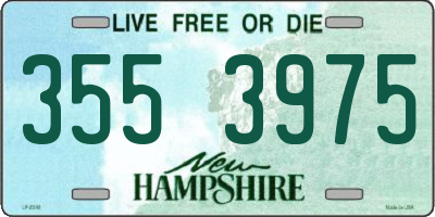 NH license plate 3553975
