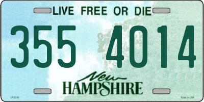 NH license plate 3554014