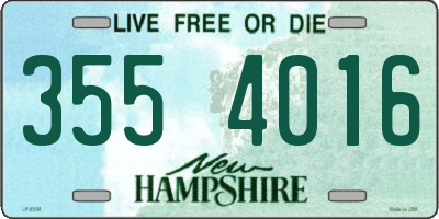 NH license plate 3554016
