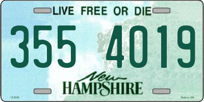 NH license plate 3554019