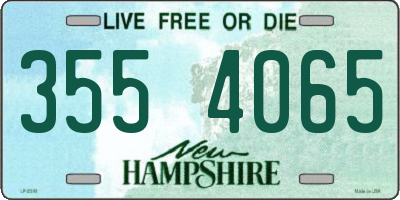 NH license plate 3554065