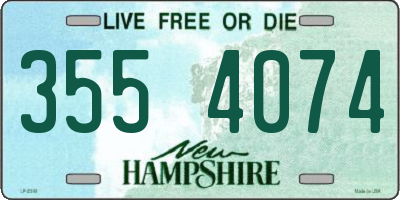 NH license plate 3554074