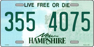 NH license plate 3554075