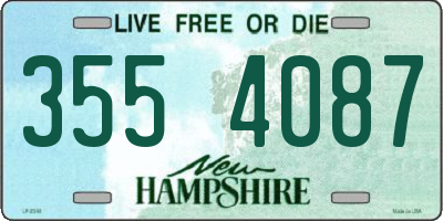 NH license plate 3554087