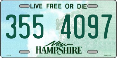 NH license plate 3554097