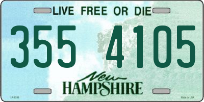 NH license plate 3554105