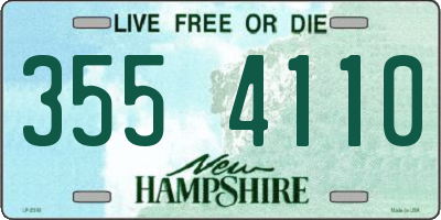 NH license plate 3554110