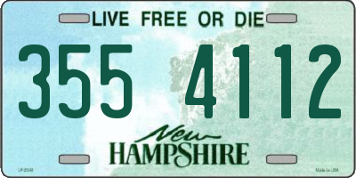 NH license plate 3554112