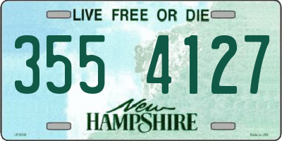 NH license plate 3554127