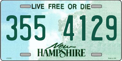 NH license plate 3554129