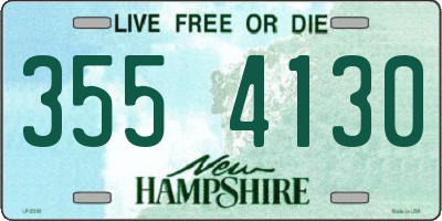 NH license plate 3554130