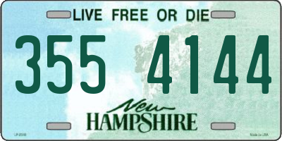 NH license plate 3554144