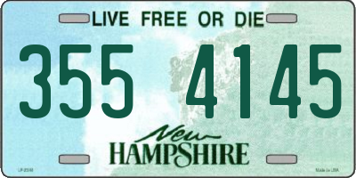 NH license plate 3554145