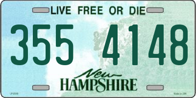 NH license plate 3554148