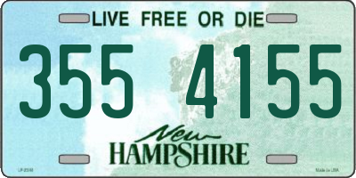 NH license plate 3554155