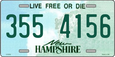 NH license plate 3554156