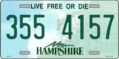 NH license plate 3554157