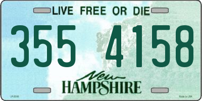 NH license plate 3554158