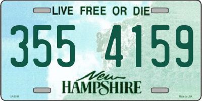NH license plate 3554159