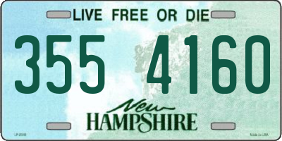 NH license plate 3554160