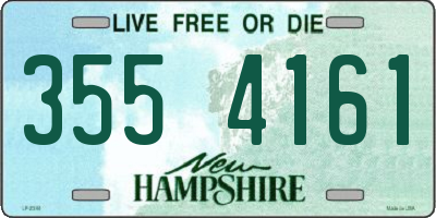 NH license plate 3554161