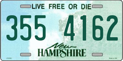 NH license plate 3554162