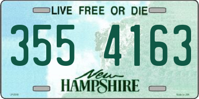 NH license plate 3554163