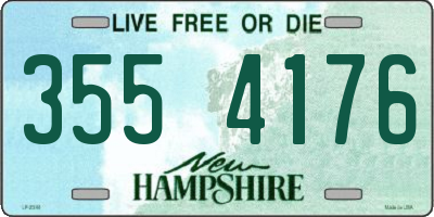 NH license plate 3554176