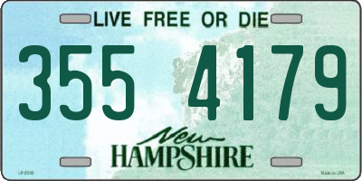 NH license plate 3554179