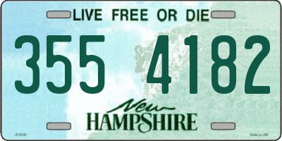 NH license plate 3554182