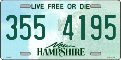NH license plate 3554195