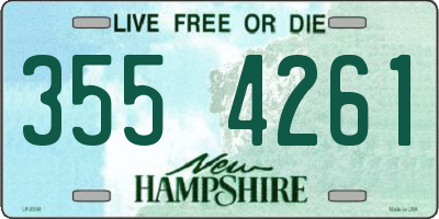 NH license plate 3554261