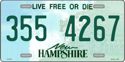 NH license plate 3554267