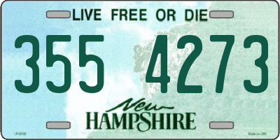 NH license plate 3554273