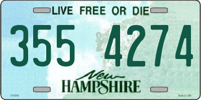 NH license plate 3554274