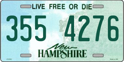 NH license plate 3554276