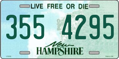 NH license plate 3554295