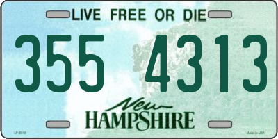 NH license plate 3554313