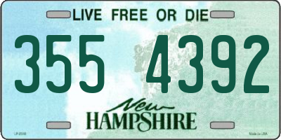 NH license plate 3554392