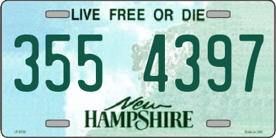 NH license plate 3554397