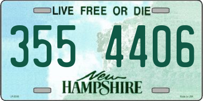 NH license plate 3554406