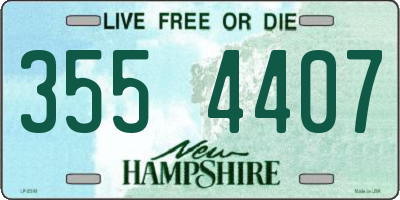 NH license plate 3554407