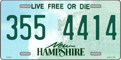 NH license plate 3554414